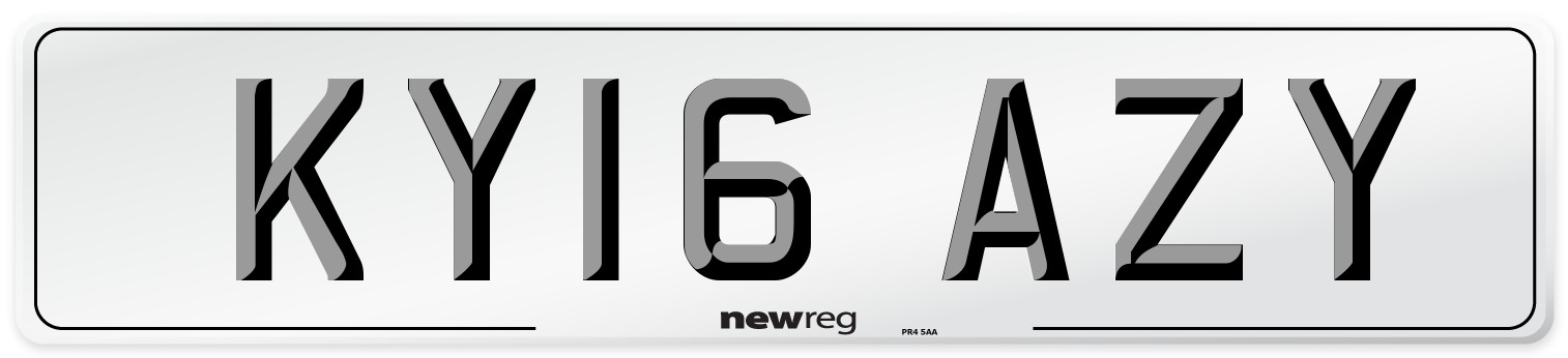 KY16 AZY Number Plate from New Reg